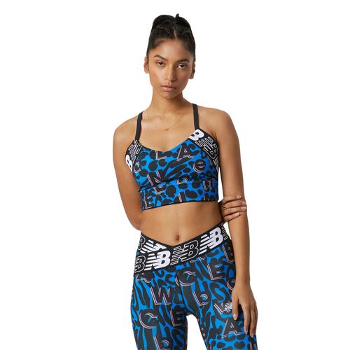 TOP NEW BALANCE PRINTED CROP BRA MUJER