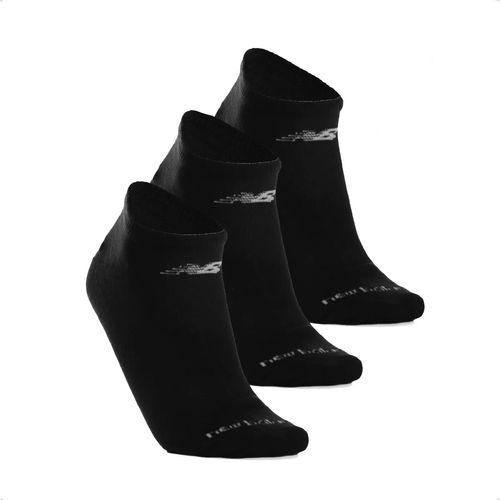 MEDIAS ZOQUETES NEW BALANCE N032 BLK X3 NO SNOW NG MUJER