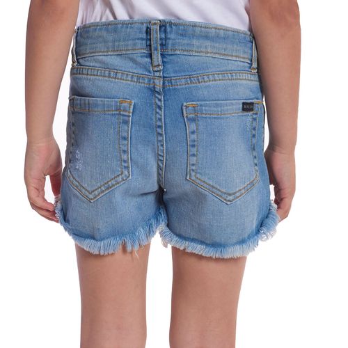 SHORT RIP CURL MID BLUE FRAYED NIÑA
