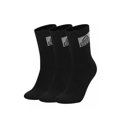 MEDIAS 1/2 CAÑA REEF LOGO PROGRAM CREW SOCK X3 HOMBRE