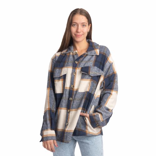 CAMISA RUSTY WREN LS OVERSHIRT MUJER