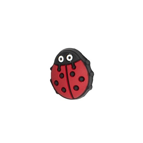 JIBBITZ CROCS LADYBUG