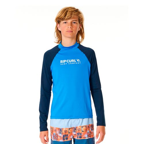 MALLA RIP CURL ML SHOCK UPF NIÑO