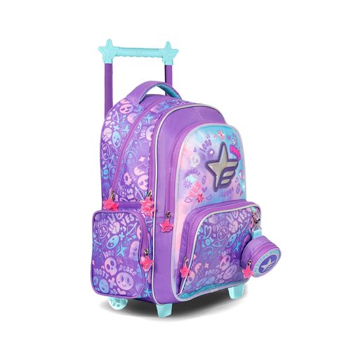 MOCHILA FOOTY F6171 C/RUEDAS NIÑA