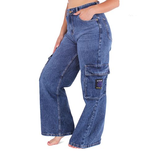 PANTALON RIP CURL LOW WIDE CARGO MUJER