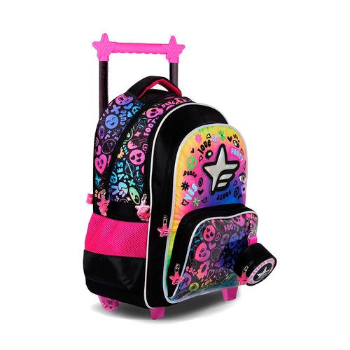 MOCHILA FOOTY F6171 C/RUEDAS NIÑA