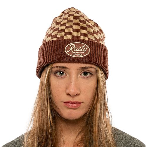 GORRO LANA RUSTY CHECK MATE BEANIE