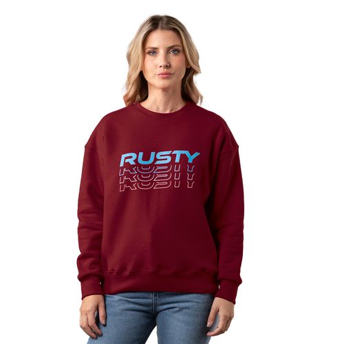 BUZO RUSTY RETRO TECH CLASSIC CREW LD MUJER