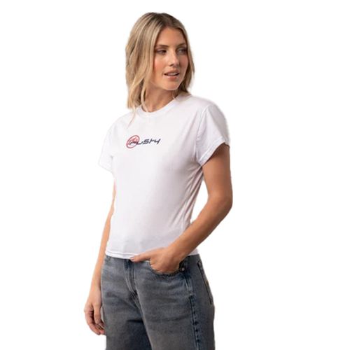 REMERA RUSTY WET TECH SKIMMER MUJER