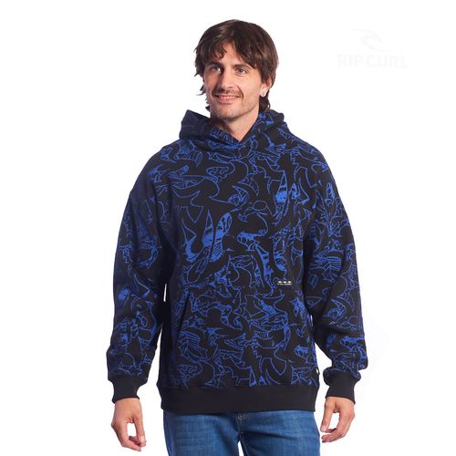 BUZO RIP CURL HOOD ENERGY PRINT HOMBRE