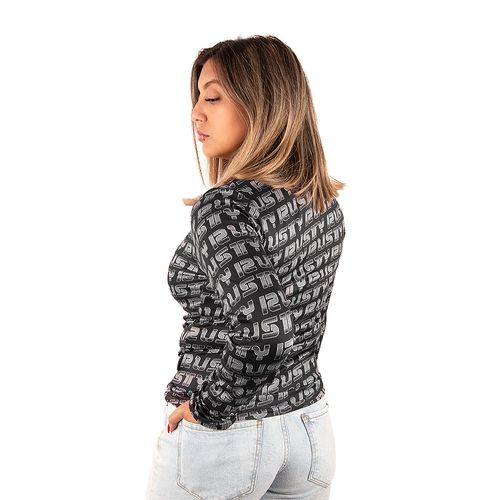 REMERA RUSTY SKETCH LS TOP MUJER