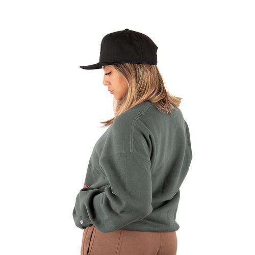 BUZO RUSTY COLLEGE DROPOUT CREW LD MUJER