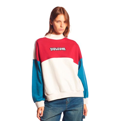 BUZO VOLCOM CREW BOXY REETROSTONE MUJER