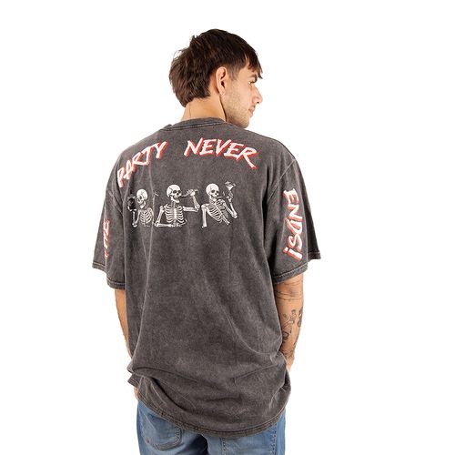 REMERA VOLCOM MC OVER PARTY ACID HOMBRE