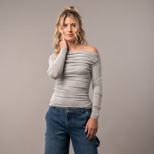 REMERA RUSTY ALL DAY OFF SHOULDER LS TOP LD MUJER