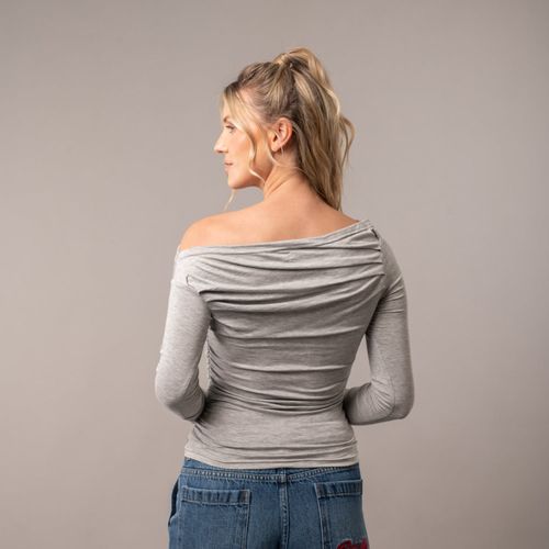 REMERA RUSTY ALL DAY OFF SHOULDER LS TOP LD MUJER