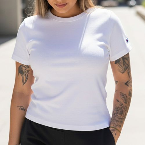 REMERA CHAMPION RIB TEE W MUJER