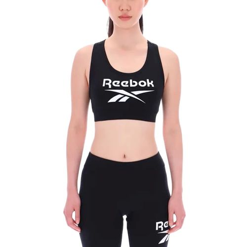 TOP REEBOK MONROE SCOOP NECK BIG LOGO BRA MUJER
