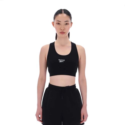 TOP REEBOK PIPER SCOOP NECK SMALL LOGO BRA MUJER